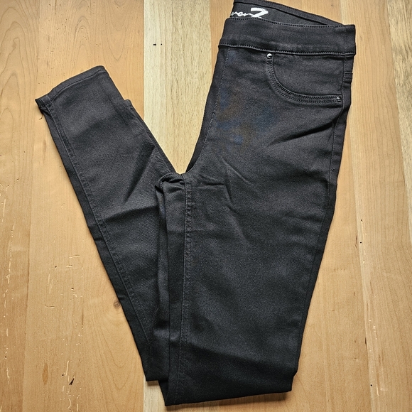 Seven7 High Rise 365 Everlasting Flex Leggings Black Small 0/2/4 - Picture 3 of 12